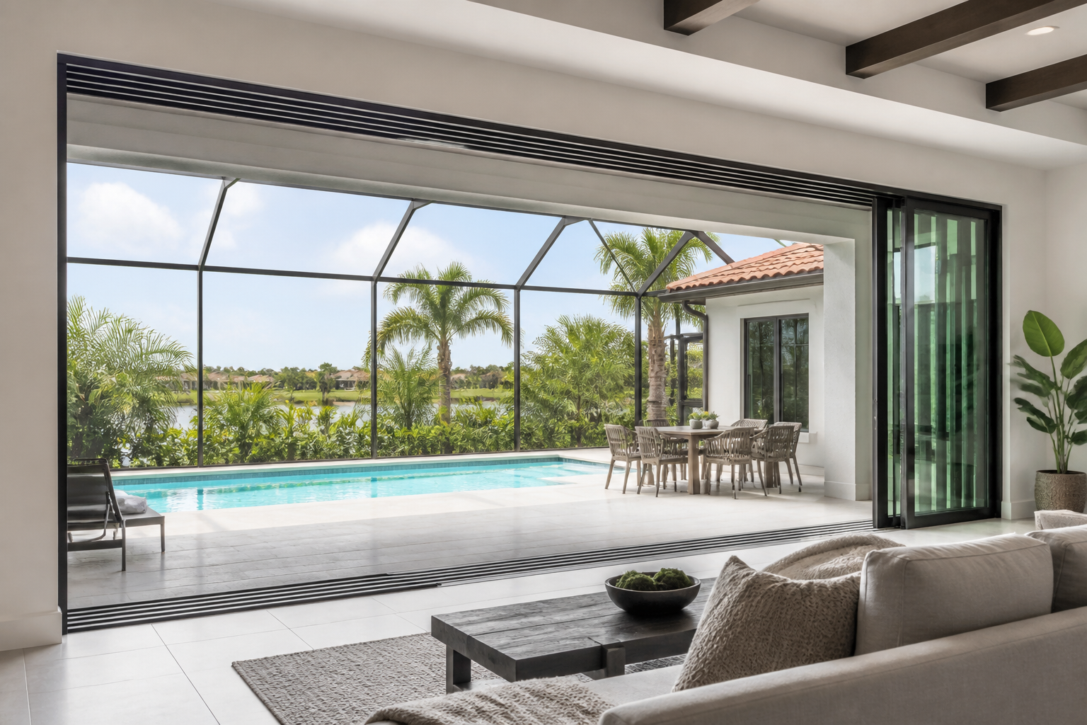 3-Panel Sliding (3-Lite Roller) Windows in Fort Lauderdale, FL | Winslow Windows & Doors - detail 1